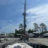 Putting Mast On Boat Cradle